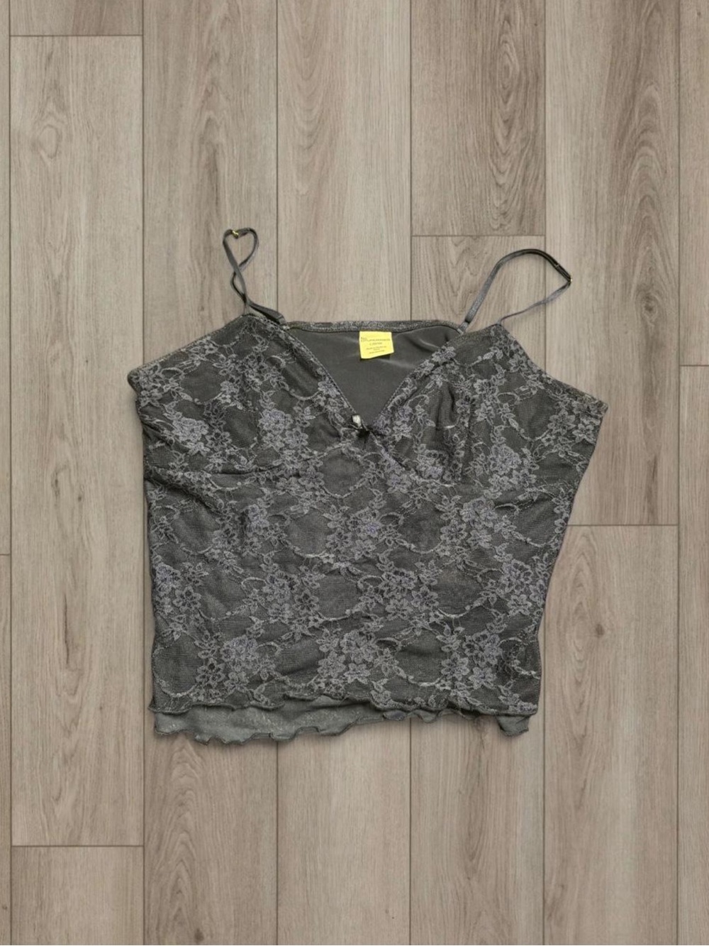 Navy Lace Cami Tank Top